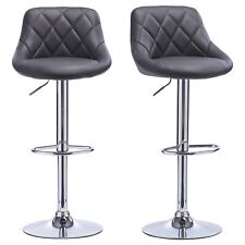 1 x Barhocker Barstuhl Kneipenhocker drehber Kunstleder Sessel grau hb23gr-1