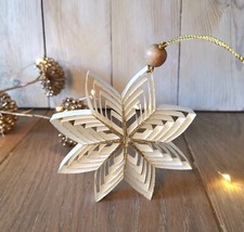 Stern aus Papier Wabe