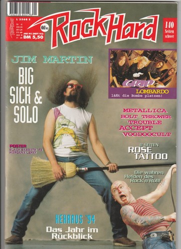 Rock hard 92 1995 - ✪, jim