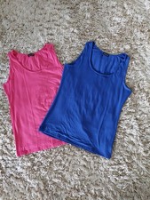 Laura Scott Longtop, (2-er Pack) mit Stretchanteil Gr. 44 Royal + Pink NEU 