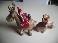 Weihnachts Deko - 2 Elche