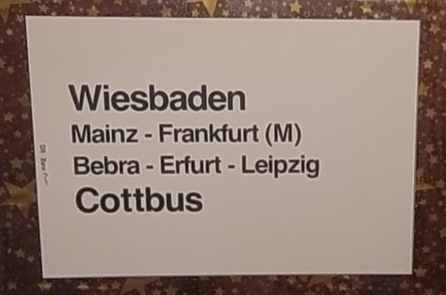Original zuglaufschild - original,