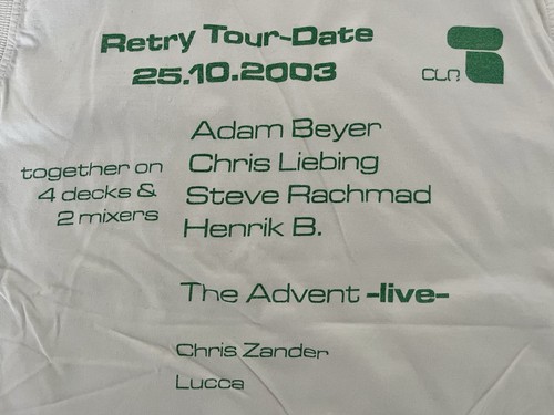 Chris liebing tour shirt - chris, t-shirt