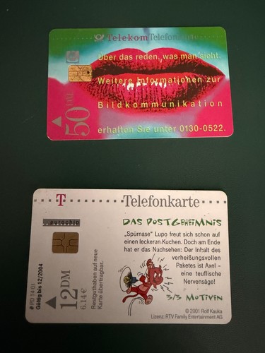 Telekom telefonkarten 50 dm - telekom, telefonkarten,