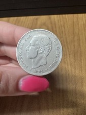 Münze Spanien Alfonso XII 2