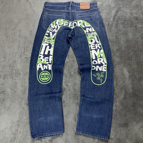 Evisu daicock straight jeans - daicock, m