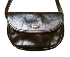 Umhängetasche Crossbody Bag  Braun Büffel Leder kleine Tasche 