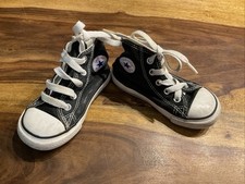 Converse EU 22 UK 6 Chucks Chuck Taylor All Star Kinder Schwarz Black Sneaker