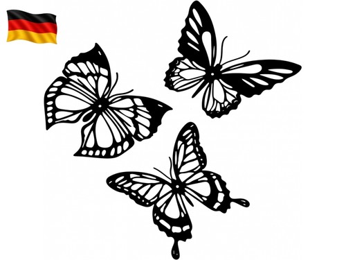 Stück metall schmetterling - 3,