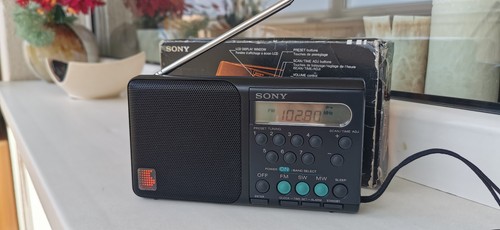 Sony icf m300s digital sw - fm, /