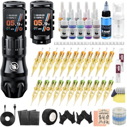 Drahtloser tattoo stift set - drahtloser,