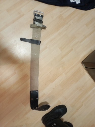 Ddr feuerwehrgürtel mit haken - ddr,