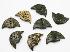 4 Kokosknöpfe Skalar Fisch