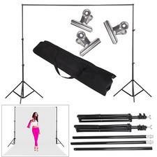 Profi Teleskop Fotostudio Hintergrundsystem Fotografien Stativ Set Hintergrund