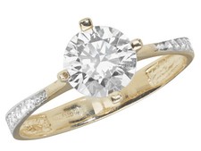 Stylischer 9 ct/Karat Gelb