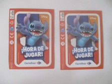 Disney Lilo Stitch Sticker 2025 2 Tüten aus Spanien Hora Jugar Carrefour España