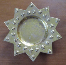 Deko Teller Kerzenteller Stern