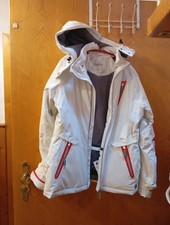 Damen Skijacke Winterjacke Gr M 40/42 Weiß Rot Top Zustand Wie Neu Ski Outdoor