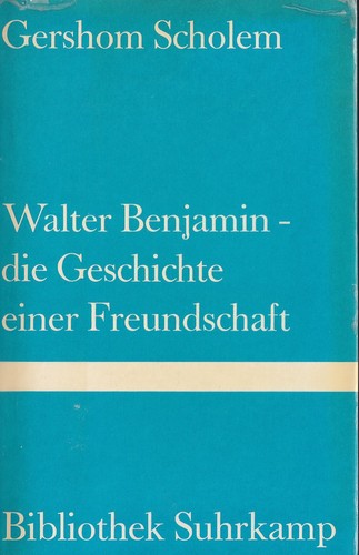 Gershom scholem walter - gershom, :