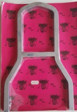 Sissybar 8 1/4" x 13 1/4" Rückenlehne 210 x 335 mm. Universal Harley Chopper