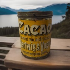 Antik Cacao Blechdose Alt 1900