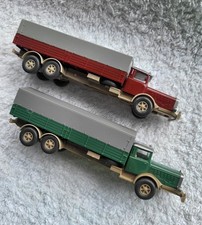 WIKING H0 : 2 x Mercedes L 10.000 Oldie-LKWs mit Pr/Pl.- KuSt - Ca. 1:87 - TOP !