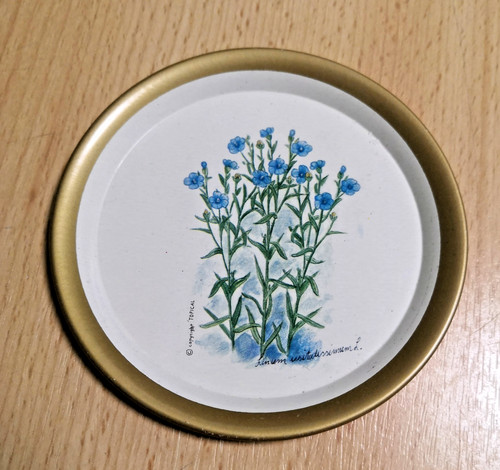 Blechteller dekoteller blume - dekoteller,