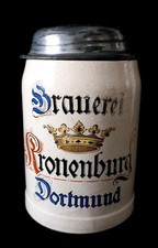 Bierkrug mettlach brauerei - bierkrug,