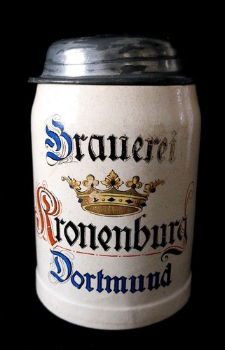 Bierkrug mettlach brauerei - bierkrug,