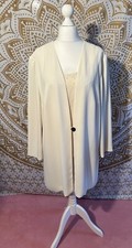 Jacke mit Top Frank Usher Gr L Beige