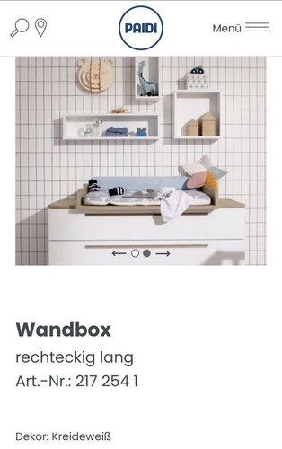 Paidi olli wandbox - paidi, rechteckig