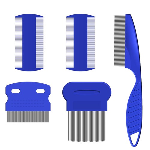 Läusekamm flohkamm set - läusekamm,