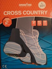 Aufziehbare Spikes „Springyard Cross Country“ – Anti-Rutsch für Glätte, Größe L 