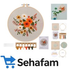 Handgemachtes Blumen Stickerei