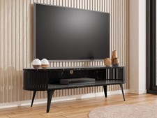 TV-Lowboard Liror oval TV Schrank Lowboard Fernsehtisch Regal TV Board