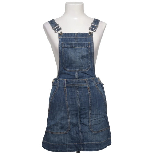 Denim m latzkleid - by, h&m,