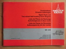 Deutz FAHR Ersatzteilliste