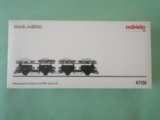 Märklin H0 47126 - Das Werk Autotransporter DB, 8 PKW, in OVP,  neu / unbespielt