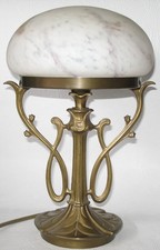 Wunderschöne – Alte – Art Deco – Schreibtisch Lampe aus Messing – Höhe ca.: 35 c