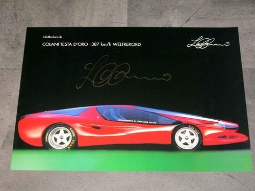 Luigi colani poster original - luigi,