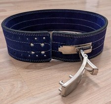 Gewichtheber Powerlifting Gürtel mit massiver Edelstahl Schnalle