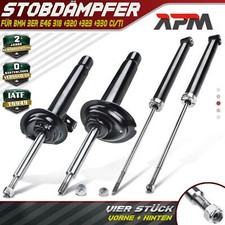 4x Stoßdämpfer Gas Vorne + Hinten für BMW 3er E46 Touring Coupe Cabrio Compact