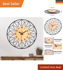 Stilvolle Wanduhr 50 cm Rund