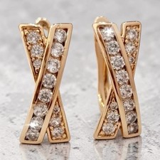 Wunderschöne Ohrringe  18K
