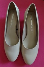 Tamaris Pumps Creme Gr. 39 Neu