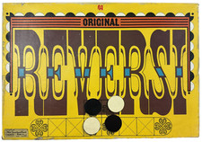 Reversi Original Jumbo Brettspiel Gesellschaftsspiel Spiel Vollständig Vintage