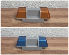 Lego Duplo Signalleuchte Blinklicht Sieene Polizei Abschlepper blau orange