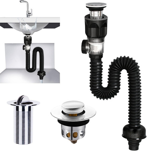 Siphon mit ablaufgarnitur - mit,