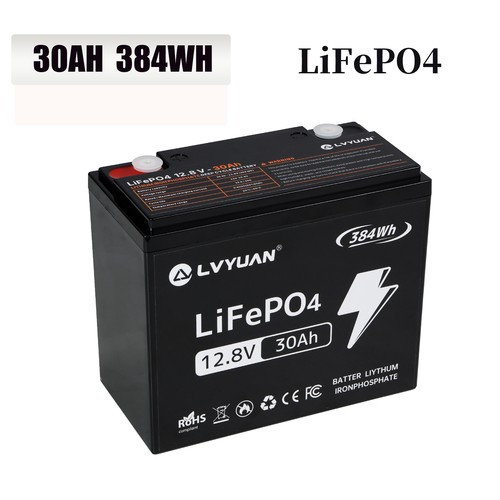 Lifepo4 30ah deep cycle - 12.8v,