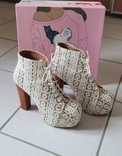 Jeffrey Campbell Boots Lita Mac beige Gr. 39 NP 220 Euro